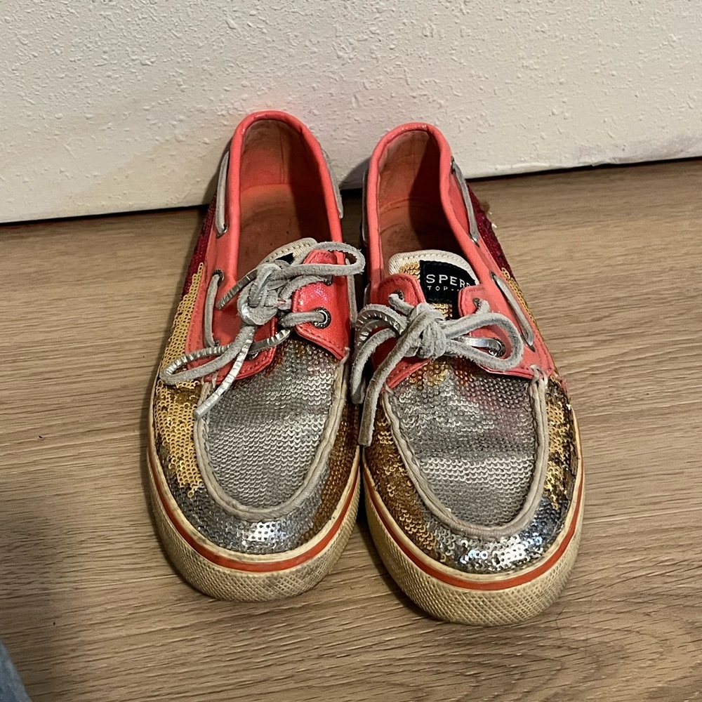 Sperry Multicolor Sequin Boat Shoes